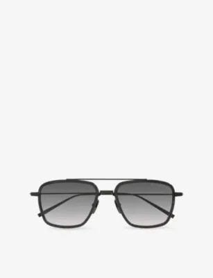 DITA D4000530 Square-Frame Metal Sunglasses