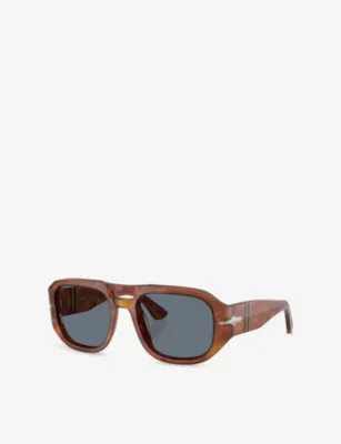 PERSOL PO3373S Vincent Pilot-Frame Acetate Sunglasses detail 2