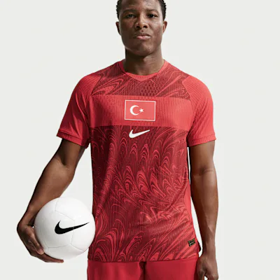 Nike Turkey 2026 Match Home Men's Nike Aero-FIT Football Authentic Shirt - Sport Red/Team Red/White