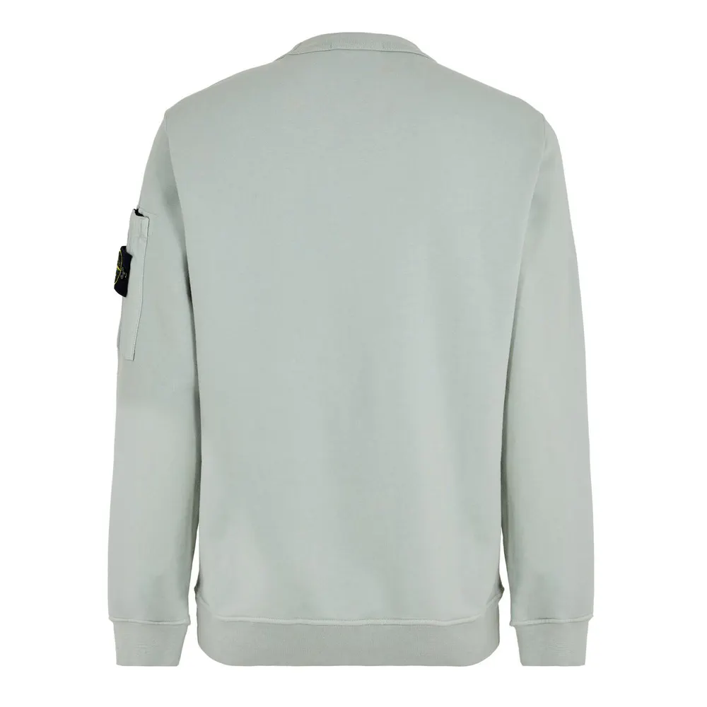 Stone Island Men's Zipped Pocket Crew Sweatshirt detail 2