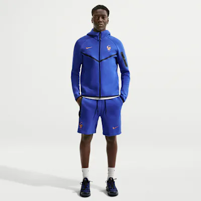 Nike FFF Tech Fleece Men's Nike Football Shorts - Game Royal/Metallic Copper
