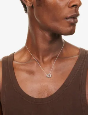 COMMONLINES Element Sterling-Silver Pendant Necklace detail 2