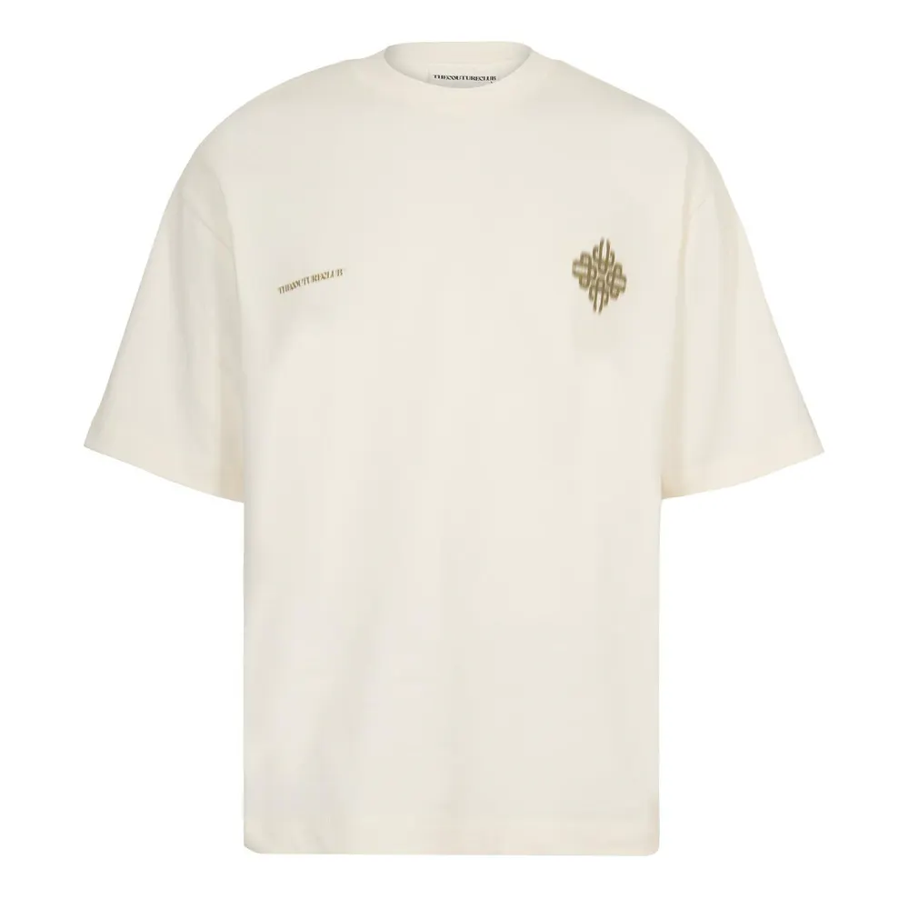 The Couture Club Men's Blurred Oversized Fit Oversized T-Shirt