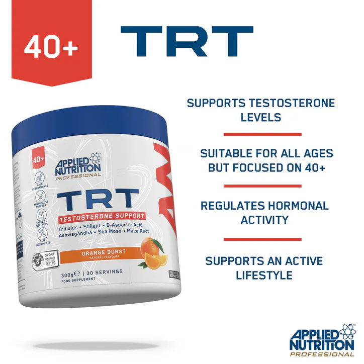 Applied Nutrition TRT Testosterone Support Powder Orange 300g detail 2