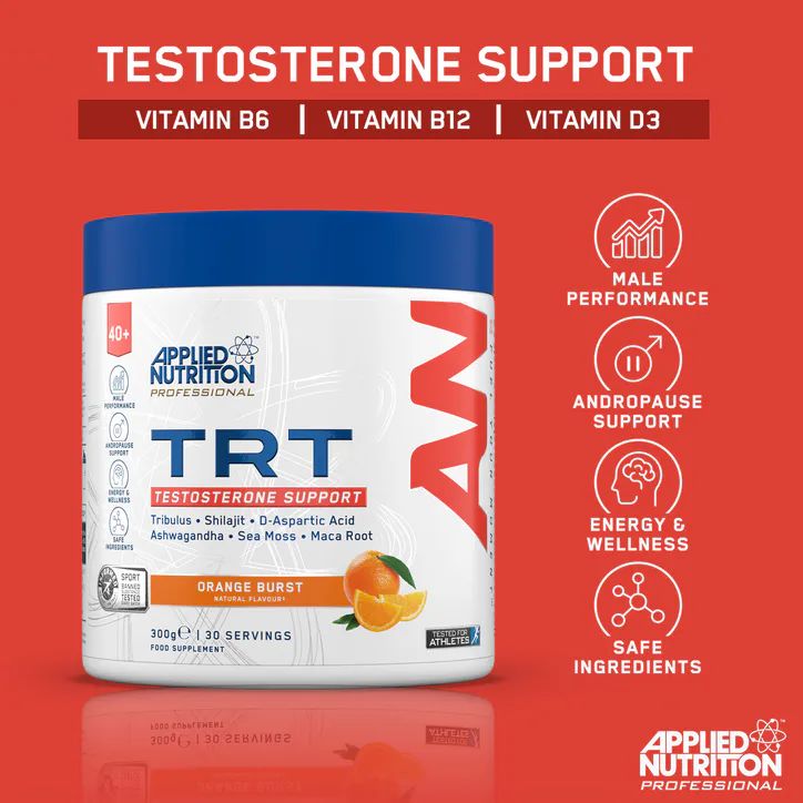 Applied Nutrition TRT Testosterone Support Powder Orange 300g detail 3