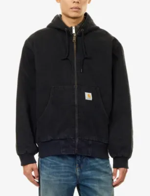 CARHARTT WIP OG Active Hooded Cotton Denim Jacket detail 3