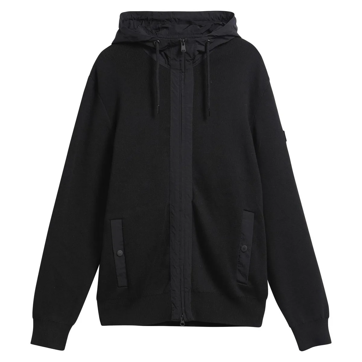 Barbour International Men's Inline Knit Cotton Zip Hoodie