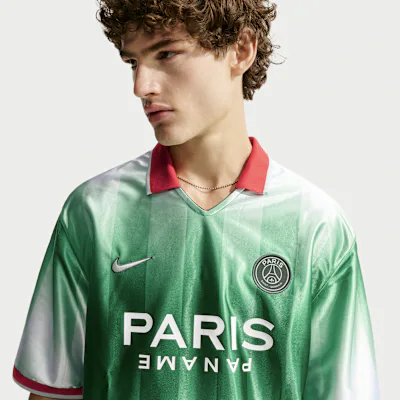 Nike Paris Saint-Germain Energy Men's Nike Dri-FIT Football Jersey - Malachite/Black/Midnight Green/Field Silver in Malachite/Black/Midnight Green/Field Silver – Nike men's and uni