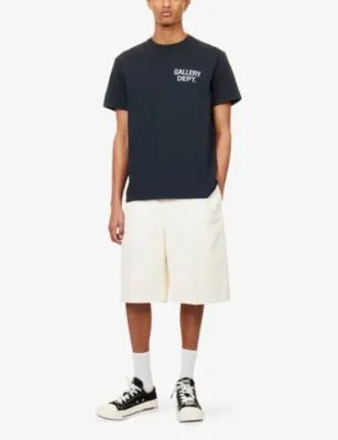 GALLERY DEPT Logo-Print Short-Sleeve Cotton T-Shirt detail 2