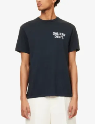 GALLERY DEPT Logo-Print Short-Sleeve Cotton T-Shirt detail 3