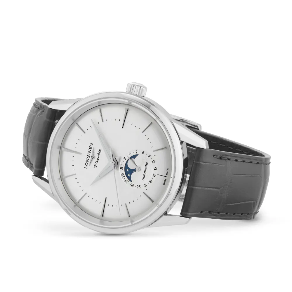 Longines Flagship Classic 38.5mm Mens Watch Silver in Silver, additional product view 2