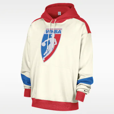 Nike WNBA Legends Nike Basketball Jersey Fleece Pullover Hoodie - Sail/Action Red/Light Photo Blue/Black