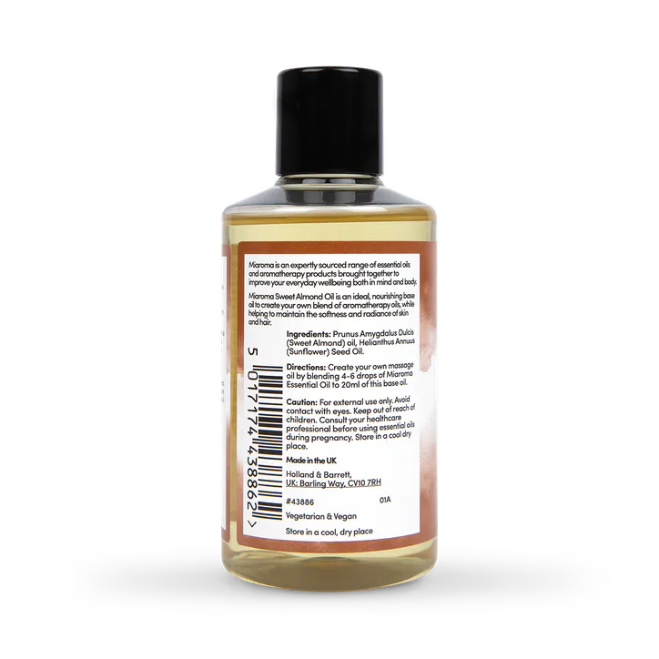 Miaroma Sweet Almond Base Oil 200ml, additional product view 3