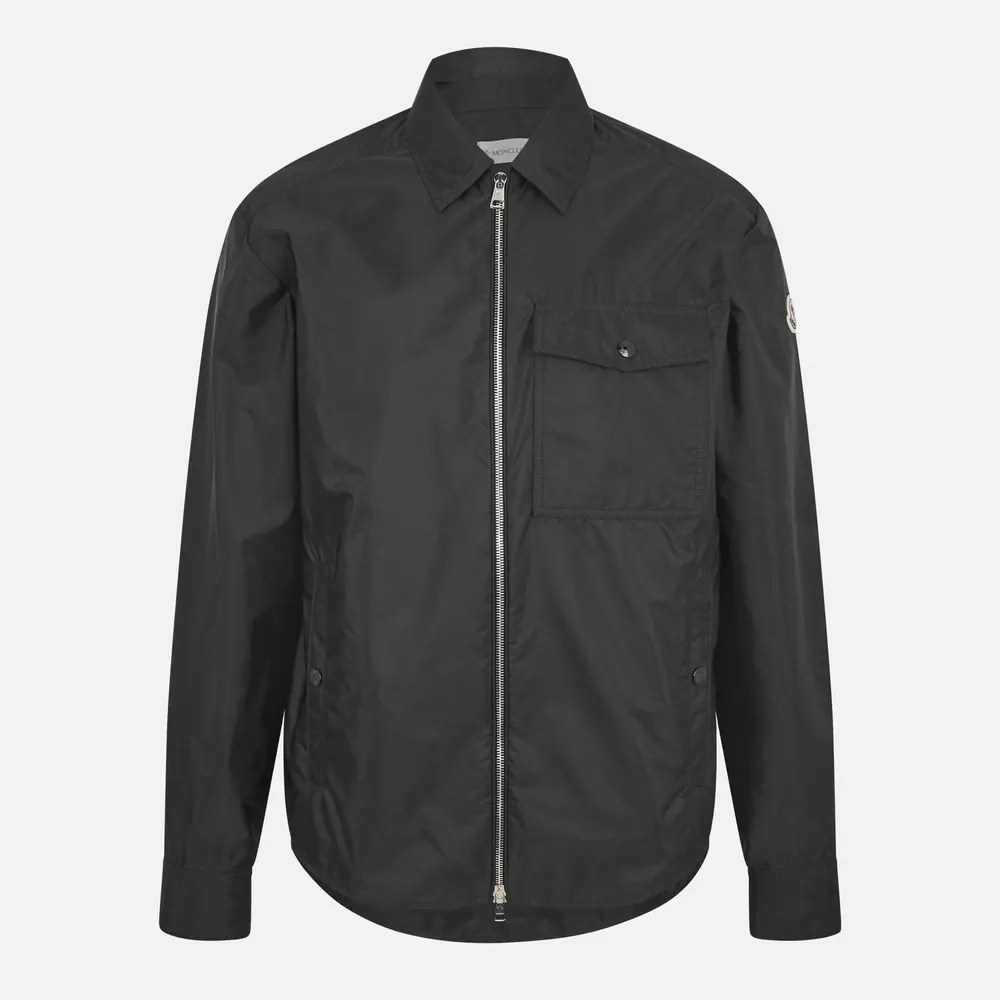 Moncler Men's Long Sleeve Full Zip 3 Pocket Overshirt