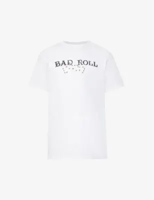 BADDEST SKATE SHOP Rolling Dice graphic-print cotton-jersey T-shirt