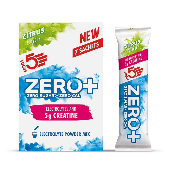 High5 Zero+ Electrolytes and Creatine Citrus 7 Sachets