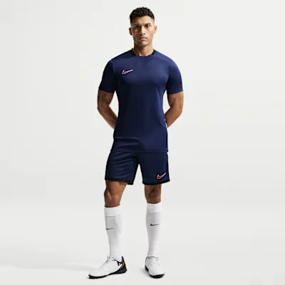 Nike Academy Men's Nike Dri-FIT Football Shorts - Blue Void/White/Black/Pinksicle