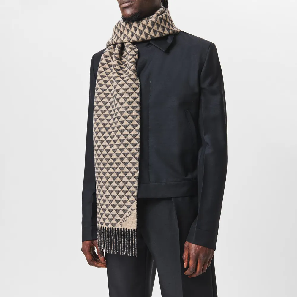 Prada Pattern Scarf detail 2