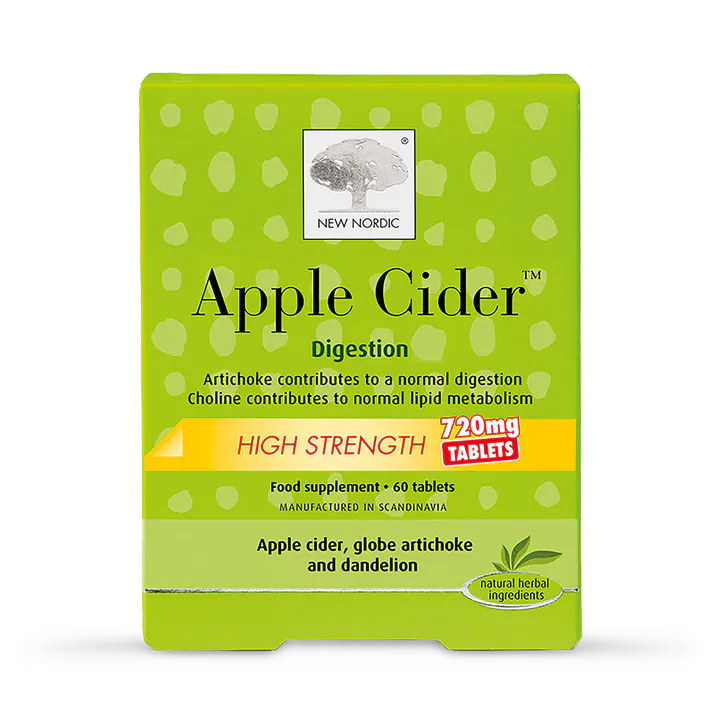 New Nordic High Strength Apple Cider 60 Tablets 720mg