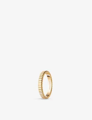 BOUCHERON Quatre Grosgrain 18ct yellow gold wedding band - 52mm detail 3