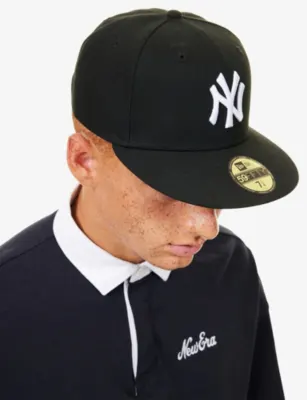 NEW ERA 9TWENTY New York Yankees League Woven Cap - 7 1/4 in BLACK, additional product view 2