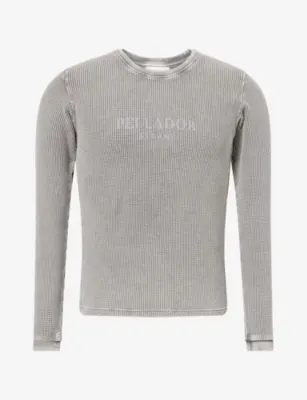 PELLADOR Waffle Crew-Neck Knitted Jumper