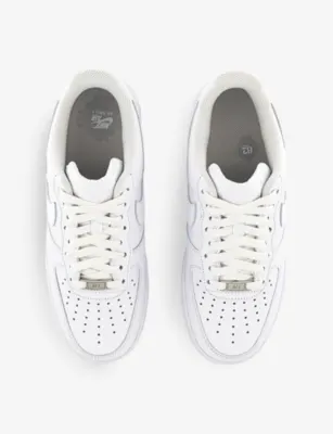 NIKE Air Force 1 ’07 low-top leather trainers - 6 detail 2
