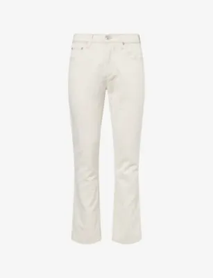 CITIZENS OF HUMANITY Elijah Straight Stretch Cotton-Linen Trousers