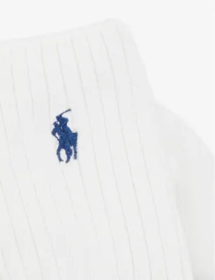 POLO RALPH LAUREN Logo-embroidered cotton socks detail 2