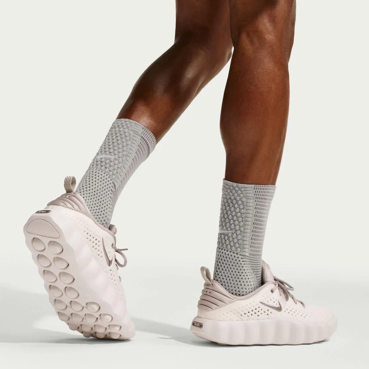 For Him Nike Men's Mind 002 Lace-Up Training Shoes in Beige, additional product view 3