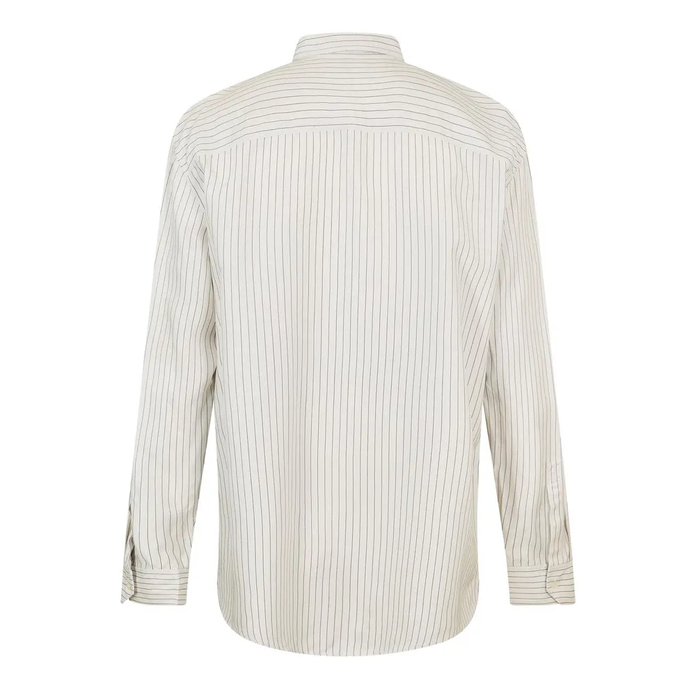Saint Laurent Men's Cass Long Sleeve Patterned Shirt detail 2