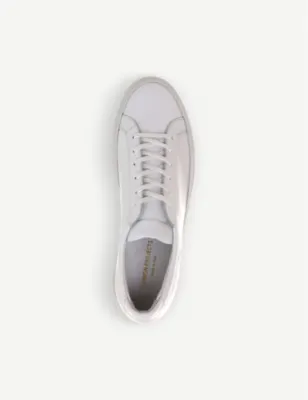 COMMON PROJECTS Achilles leather low-top trainers - 9 in WHITE, additional product view 2