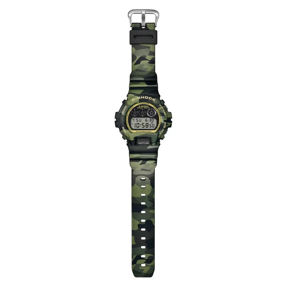 G Shock Men's DW-6900 Bold Camo Digital Watch detail 3