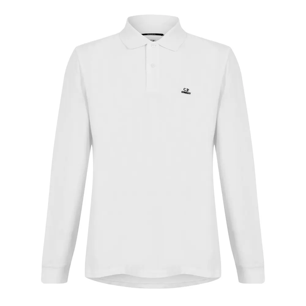CP Company Men's C.P. Cotton Long Sleeve Polo Shirt