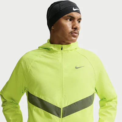 Nike Miler Men's Therma-FIT Repel Winterised Running Jacket - Light Lemon Twist/Black