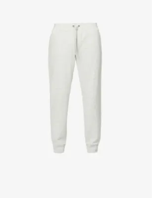 POLO RALPH LAUREN Double-knit Tapered Cotton-Blend Jogging Bottoms - LIGHT SPORT HEATHER detail 3