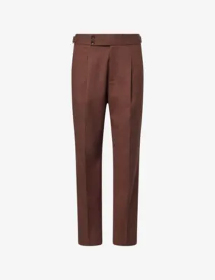 NOBL Noah Smart Slim-Leg Woven Trousers