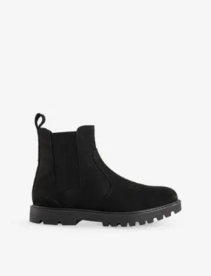 TOMS Griffin Leather Chelsea Boots - EUR 42 / 8 UK MEN in BLACK – Mens | Boots | Chelsea boots