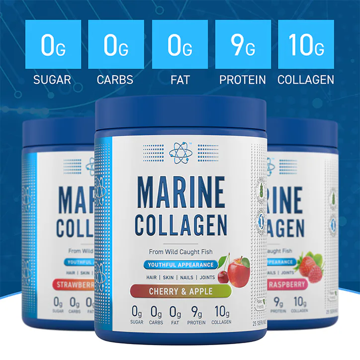 Applied Nutrition Marine Collagen Cherry & Apple 300g detail 2