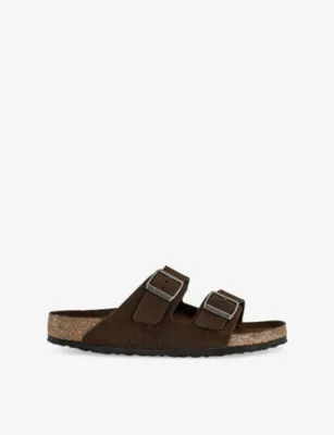 BIRKENSTOCK Arizona Two-Strap Suede Sandals - EUR 41.5 / 7.5 UK MEN in CARAFE TFB – Mens | Sandals | Sliders & flip flops