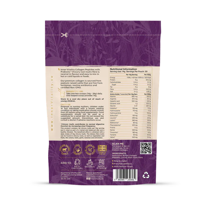 INNER VITALITY Prebiotic Collagen Powder detail 2