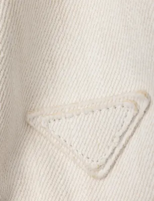PRADA Triangle-Logo Denim Baseball Cap - L detail 2