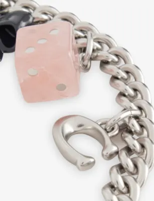 COACH Motif-Chain Brass Bag Charm in MULTI, additional product view 2