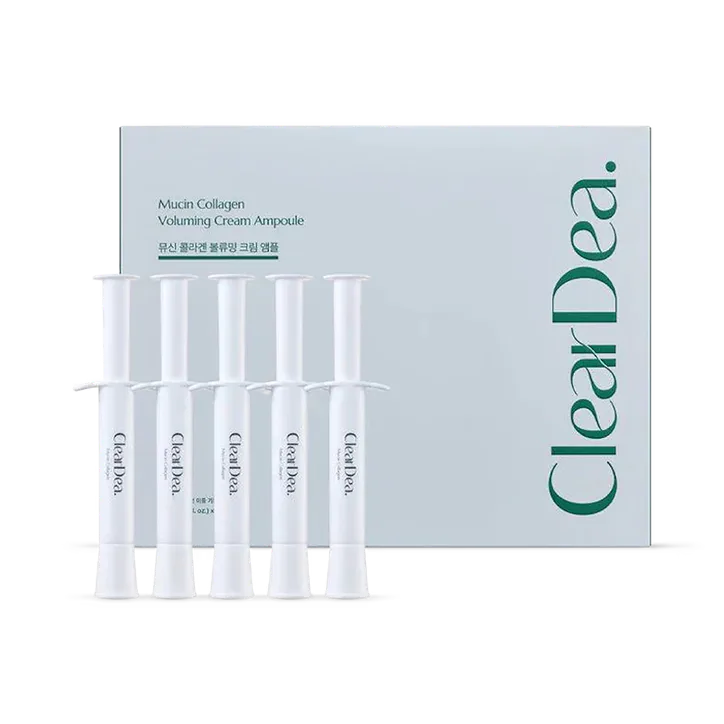 CLEAR DEA ClearDea Mucin Collagen Voluming Cream Ampoule 4ml x 5 pcs