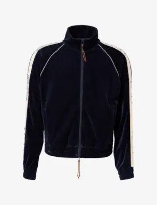 AUSTIN POST Sunset Velour Cotton Track Jacket