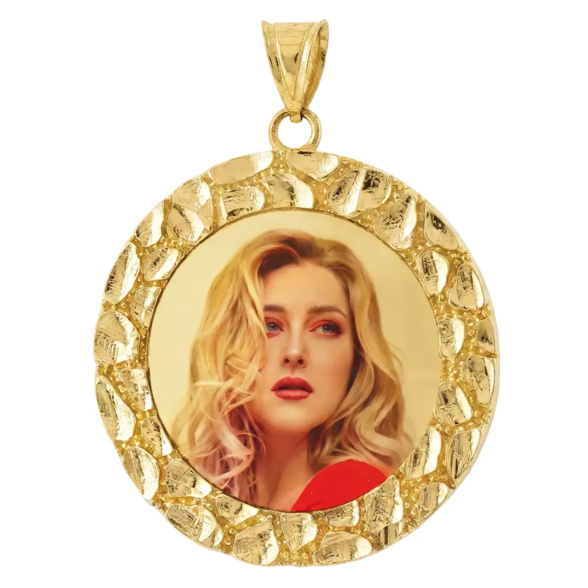 RINA - SUNNY 2 14K Nugget Photo Pendant 71435 in Rose Gold – Pendant
