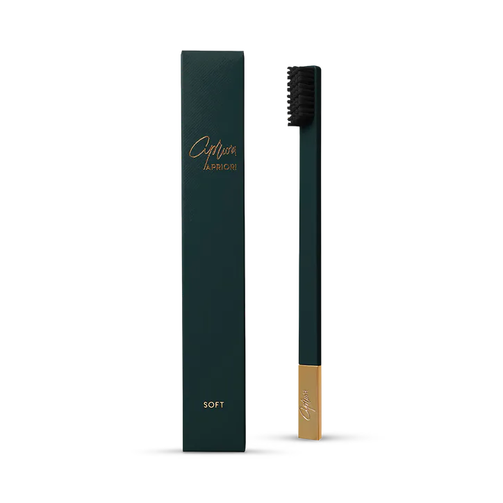 Apriori British Racing Green Gold Soft Toothbrush