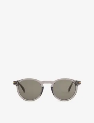 EYEWEAR BY DAVID BECKHAM 1036/S Round-Frame Acetate Sunglasses