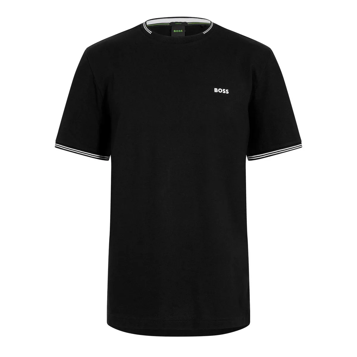 Boss Mens BOSS Green Short Sleeve T-Shirt with Logo Detail (Taul Regular Fit)