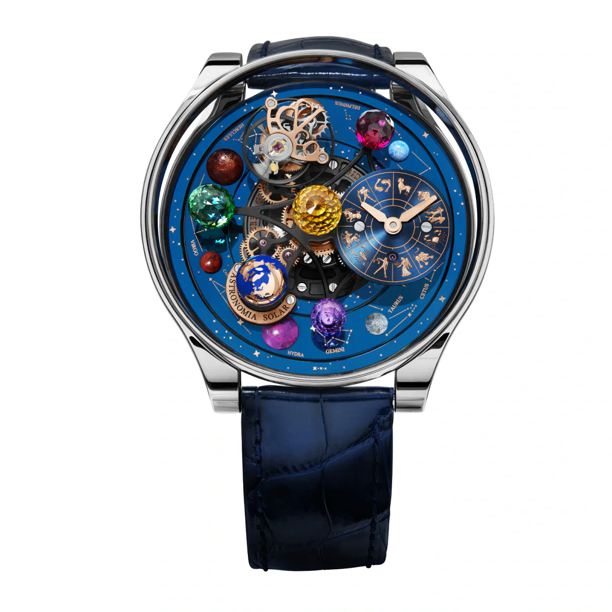 Jacob & Co Astronomia Solar Planets Zodiac White Gold